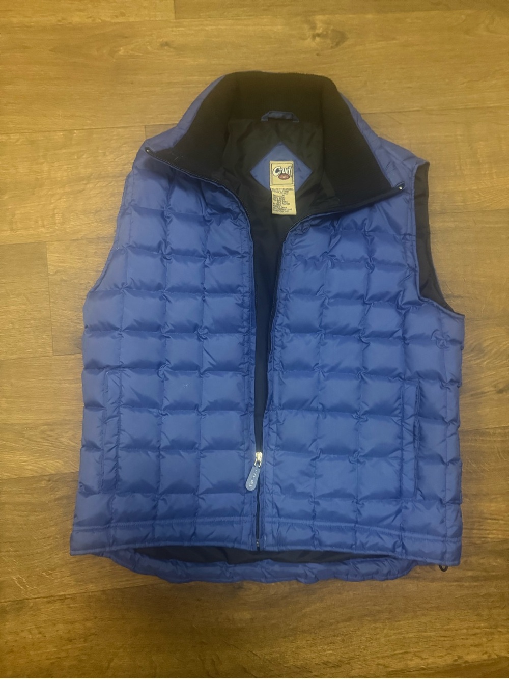 Cruel Girl Blue Quilted women’s Puffer Vest